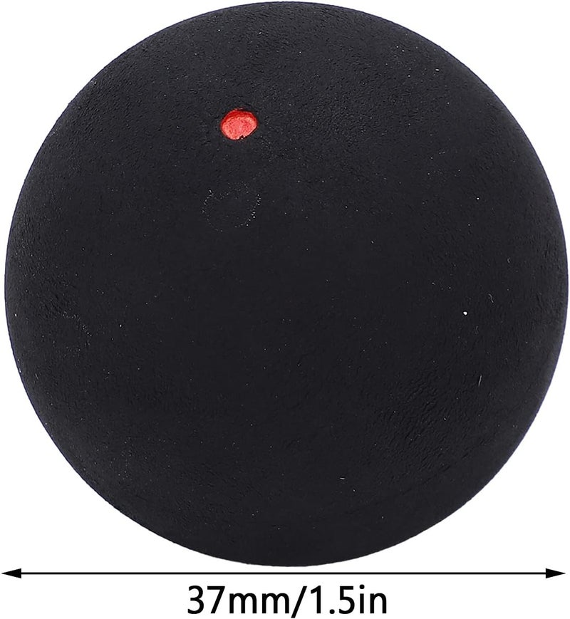MUNEFE 37mm Single Dot Squash, Rubber Squash Racket Balls, Sports Squash Ball for Beginner Competition Training - Image 3